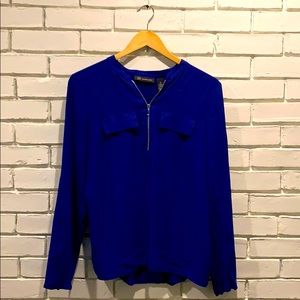 INC Cobalt blue top